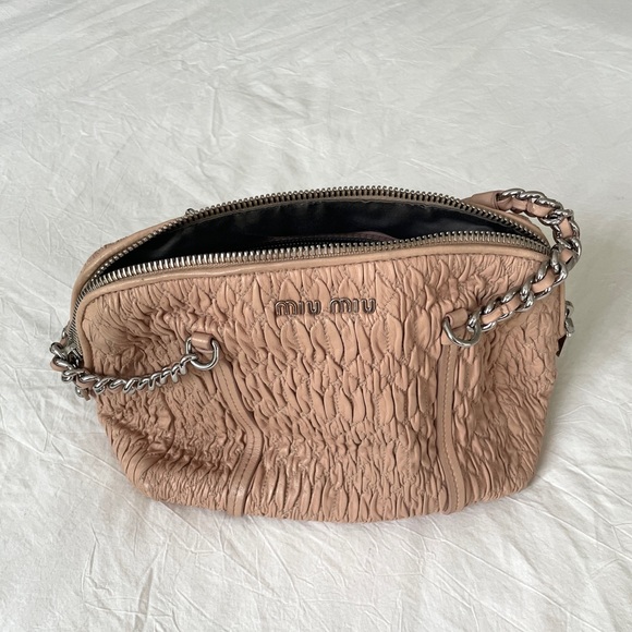 Authentic quilted miu miu chainlink purse! - Picture 2 of 6